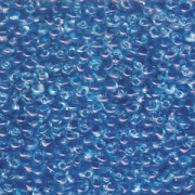 Miyuki Tropfen Perlen 3,4mm 0148 transparent Blue Topaz 10gr